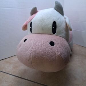 Harvest Moon Strawberry Milk Pink Cow 10" Plush Story of Seasons Clever Idiots
